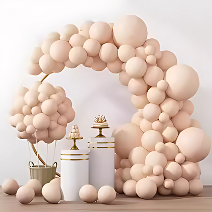 Apricot Beige or Skin Color Latex Balloons 10" - 20 PC