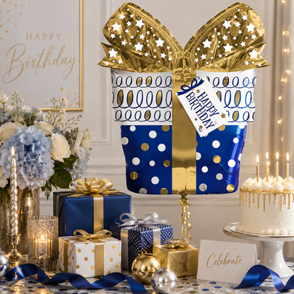 Large Shape Birthday Gift Foil Balloon