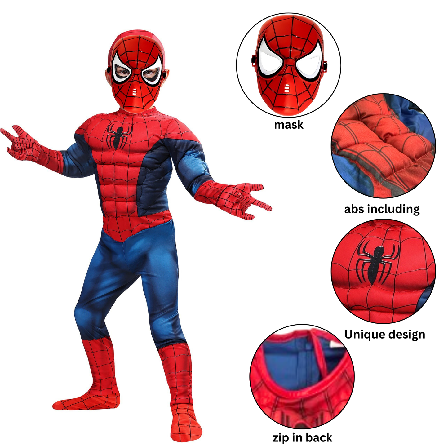 Muscular Spiderman Costume