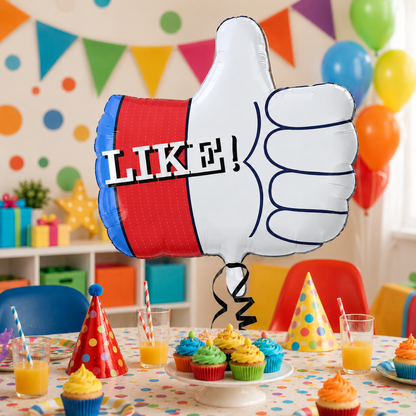 Like Thumbs Up Foil Balloon