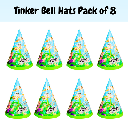 Tinker Bell Theme Party Birthday Has - 8PC