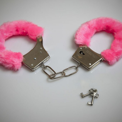 Hen Party Hand Cuffs Light Pink