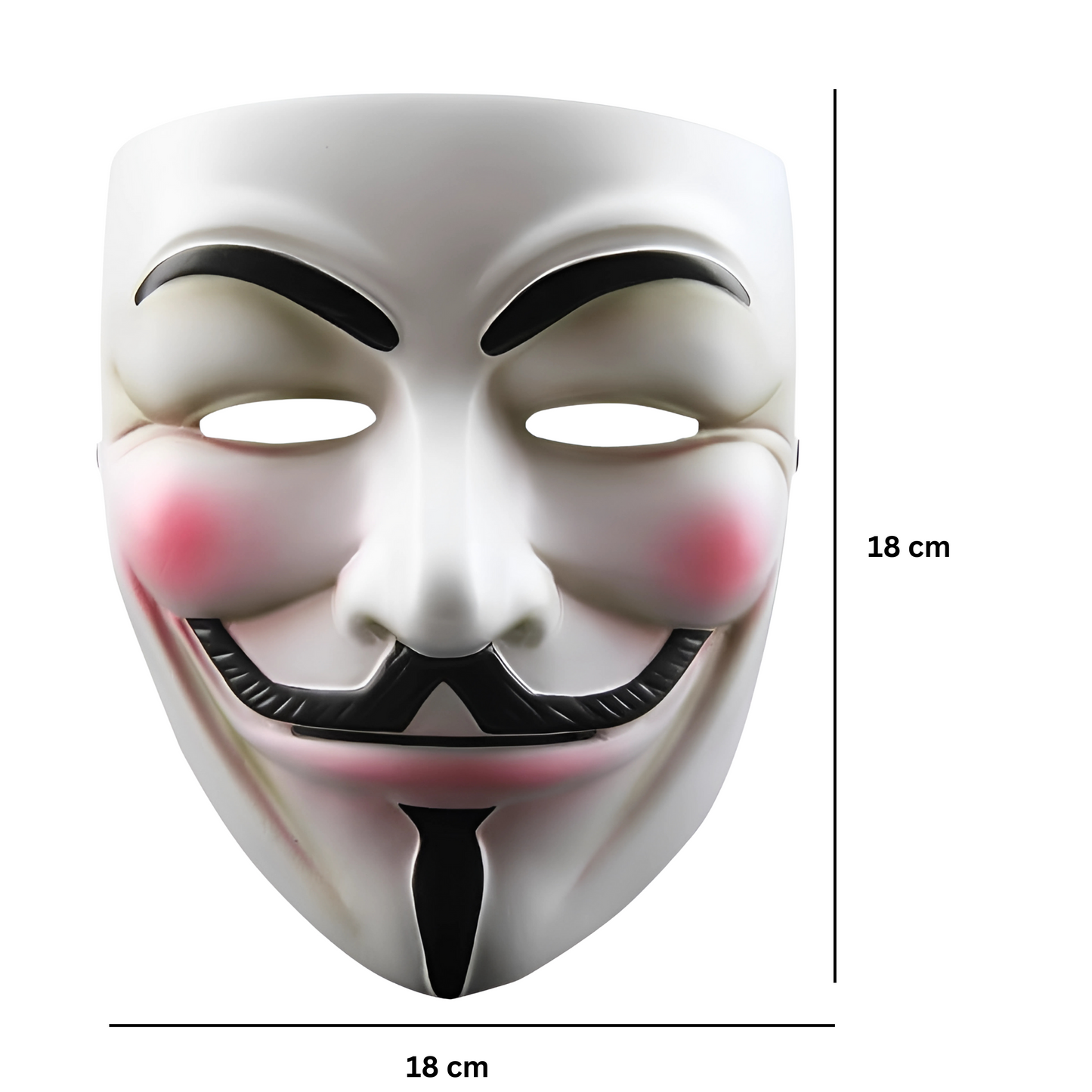 Anonymous Hacker Mask Set – Pack of 4