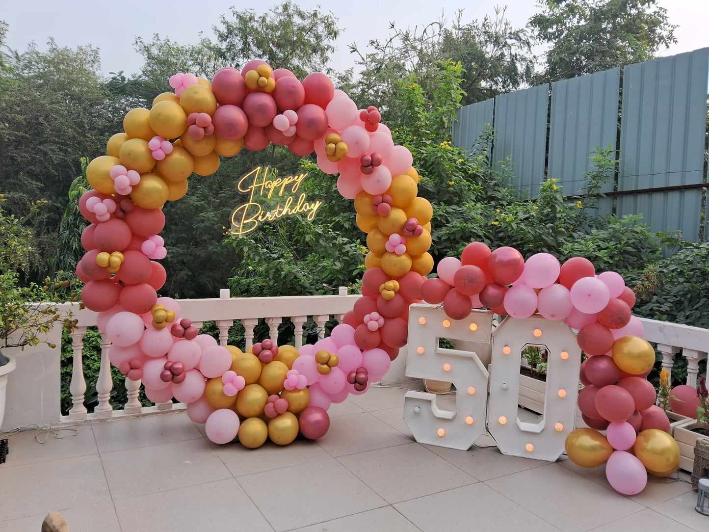 50th Birthday Set up