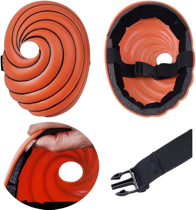Anime Naruto Mask Akatsuki Tobi Obito Resin Mask - 1PC