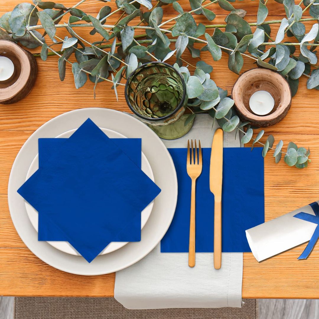 Royal Blue Paper Napkins - 20PC