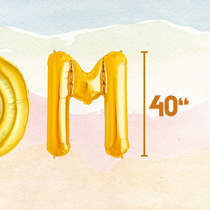 MOM Foil Reusable Balloon - Helium Quality - 40 inches - 3PC SET