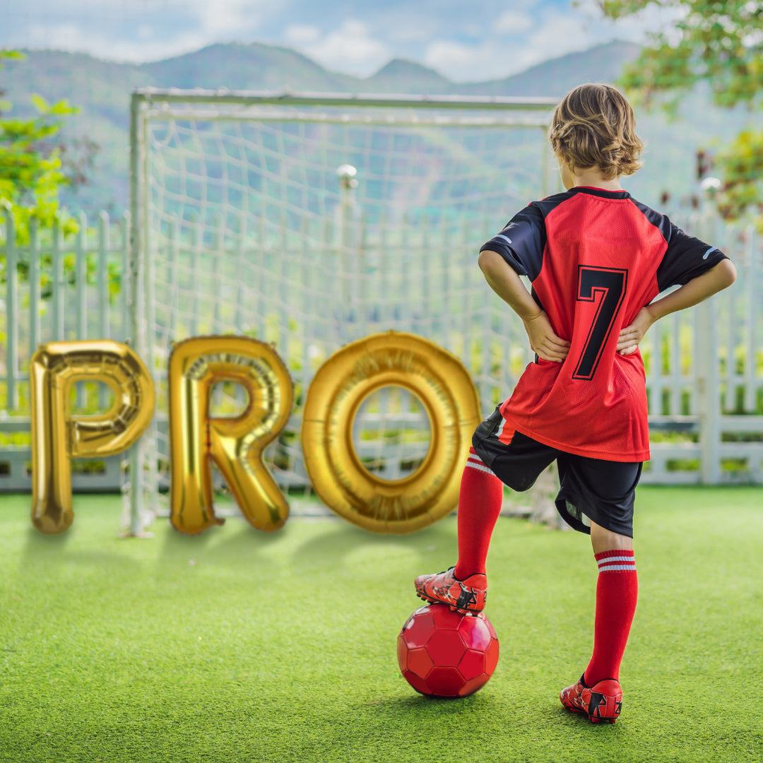 PRO Golden Foil Balloon Set - Helium or Air Filled - 40 inches - 3PC