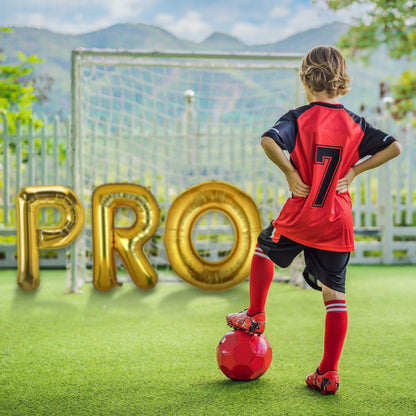 PRO Golden Foil Balloon Set - Helium or Air Filled - 40 inches - 3PC