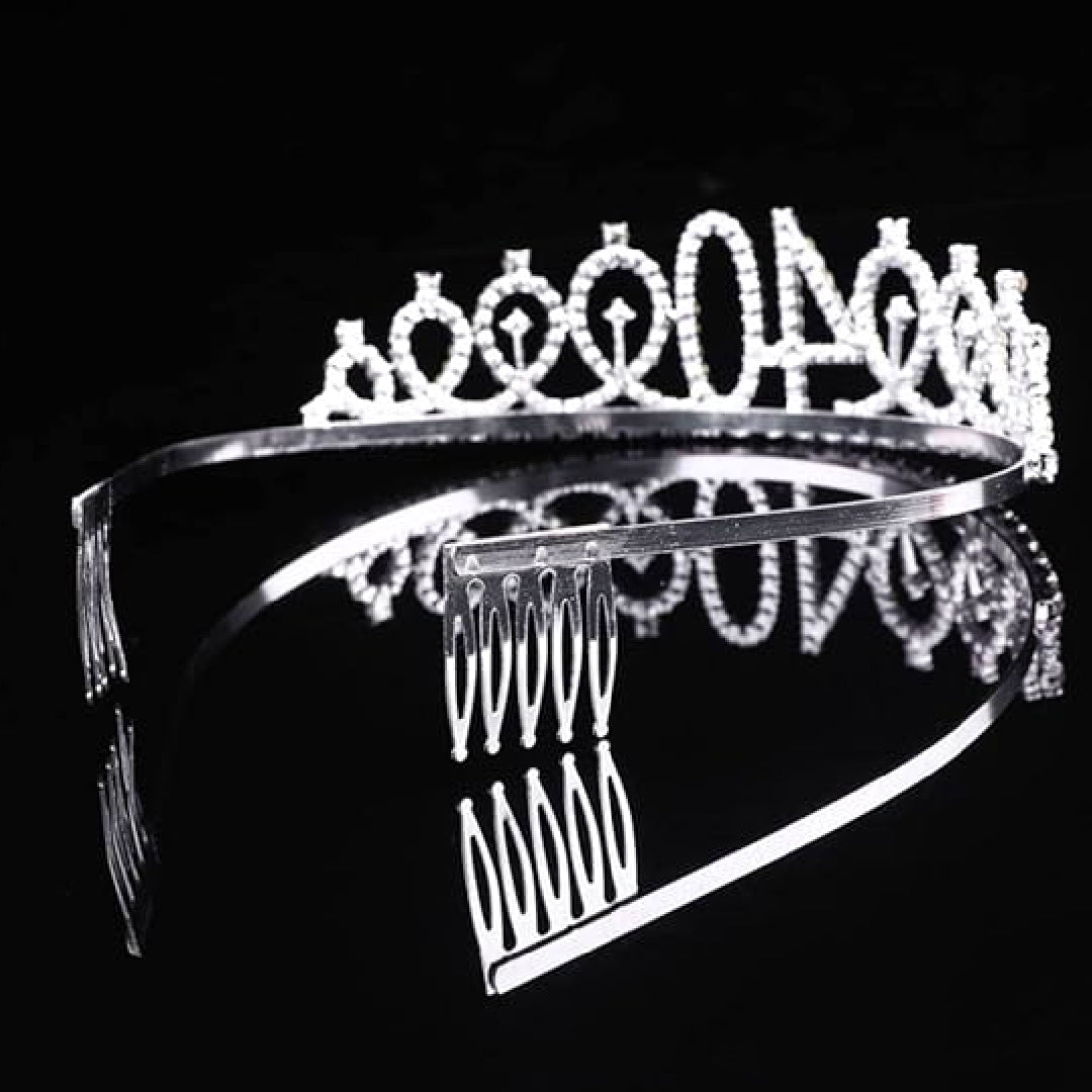 Happy 40th Birthday Silver Tiara - 1PC