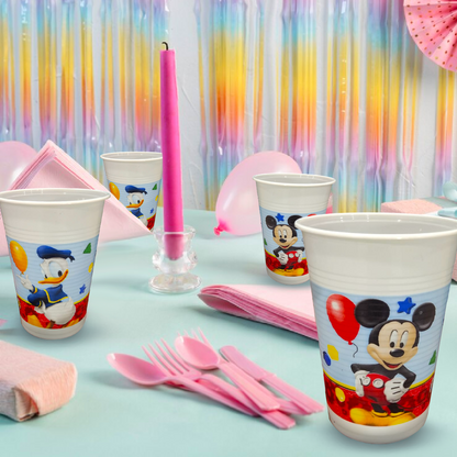 Mickey Mouse Theme Party Paper Cups - 200ml - 8PC