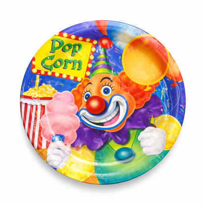 Circus Theme Party Cake/Starter Plates - 7 inches - 8PC