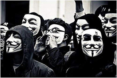 Vendetta Mask White - 1PC