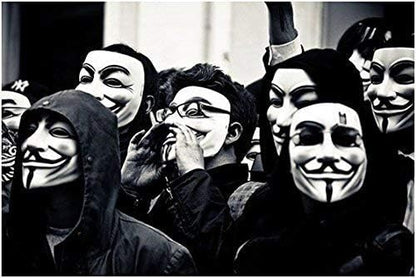 Vendetta Mask White - 1PC