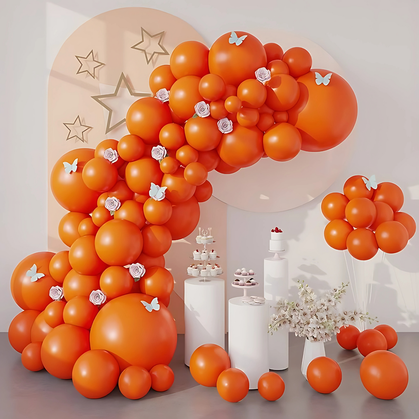 Orange Latex Balloons 10" - Pack of 50 PC