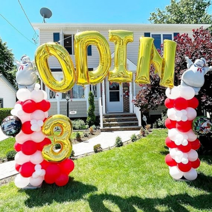 Wanna Party Alphabet L Golden Foil Balloon 40 Inch – Helium & Air Supported Letter Balloon for Birthday, Anniversary & Party Decoration | 1 Pc