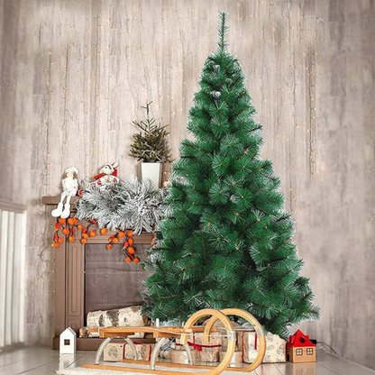 Artificial 6 feet Christmas Tree Xmas Tree with Solid Iron Metal Legs, Light Weight - 1PC