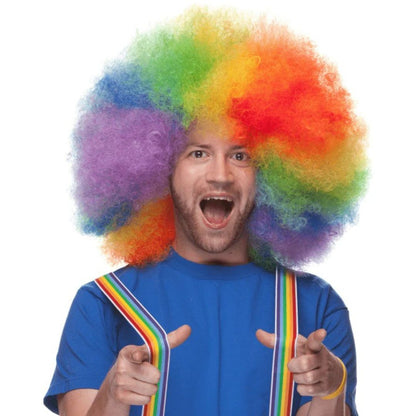 Multicolor Dense Afro Wigs - Extra Heavy - 1PC