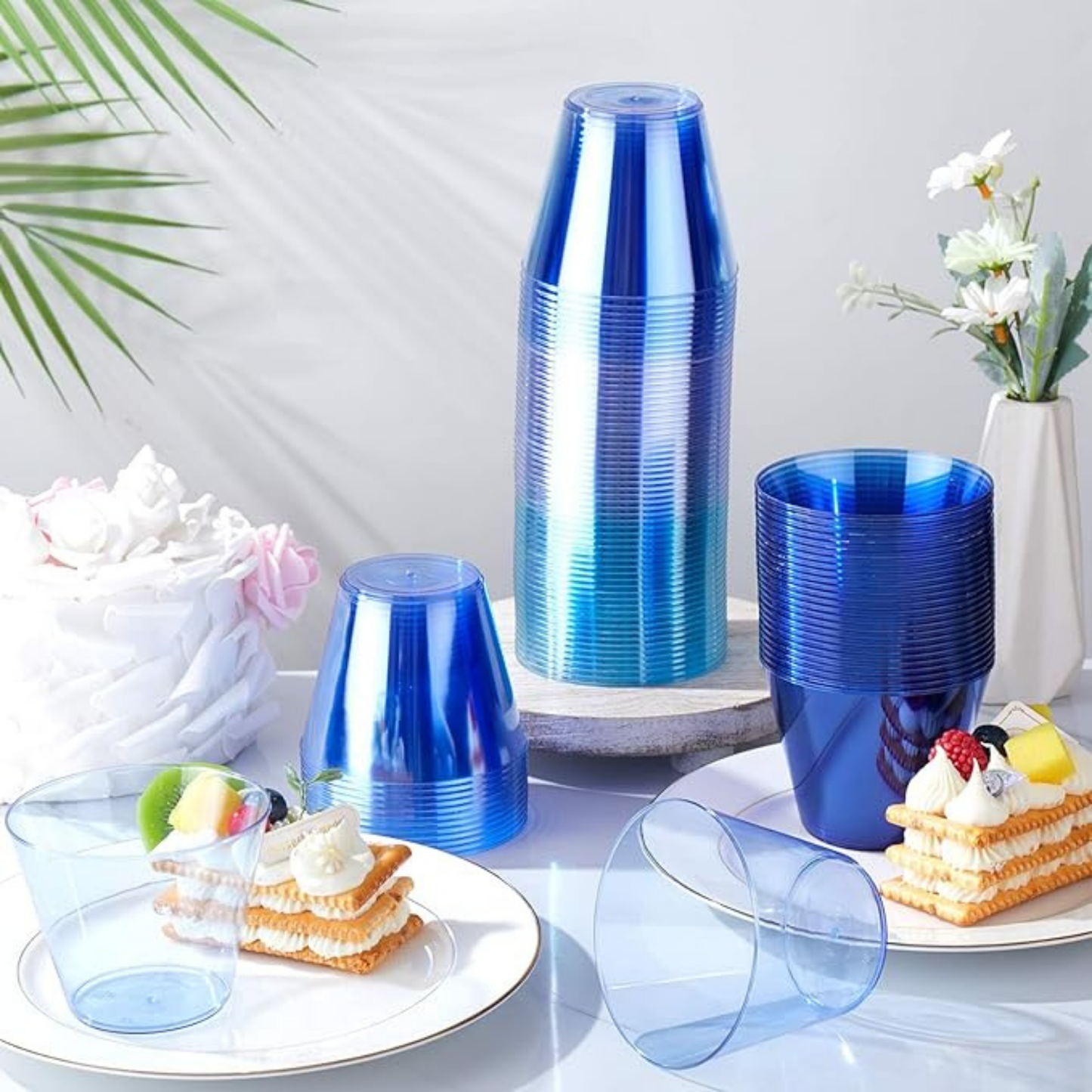 Shot Glasses Blue Party Combo - 10PC