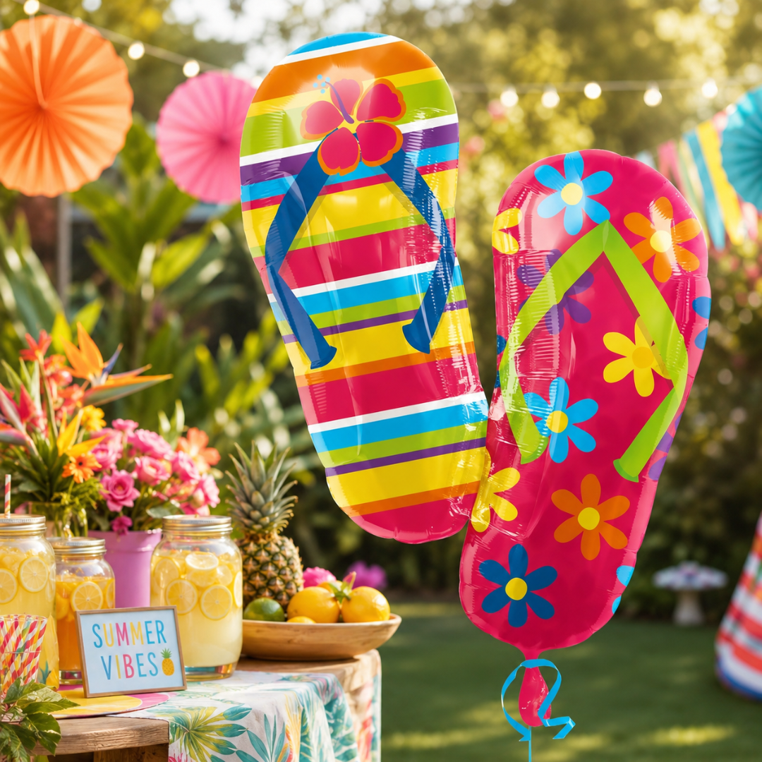 Flip Flop Slippers Foil Balloon