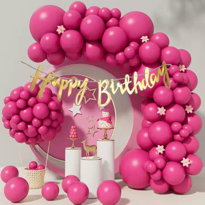 Hot Pink Latex Balloons 10" - Pack of 50 PC