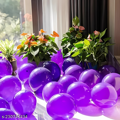 Purple Latex / Rubber Balloons - 9 inches - 50PC