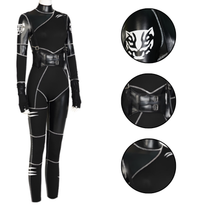 Anime Black Female Adult Costume - Size M (Bust - 80 cm)