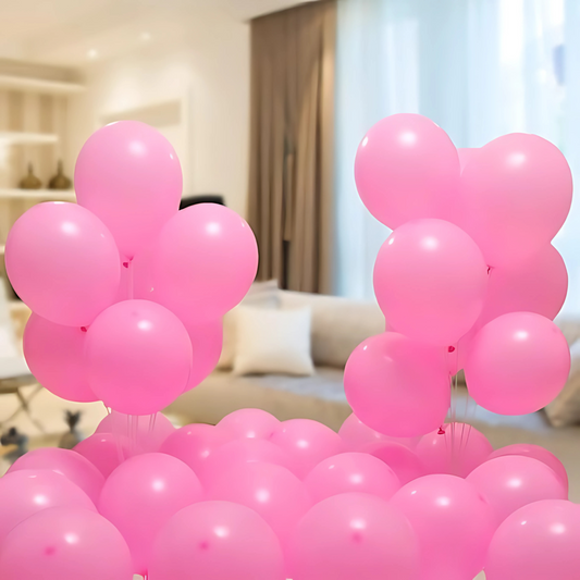 Pink Latex Balloons 10" - Pack of 50 PC