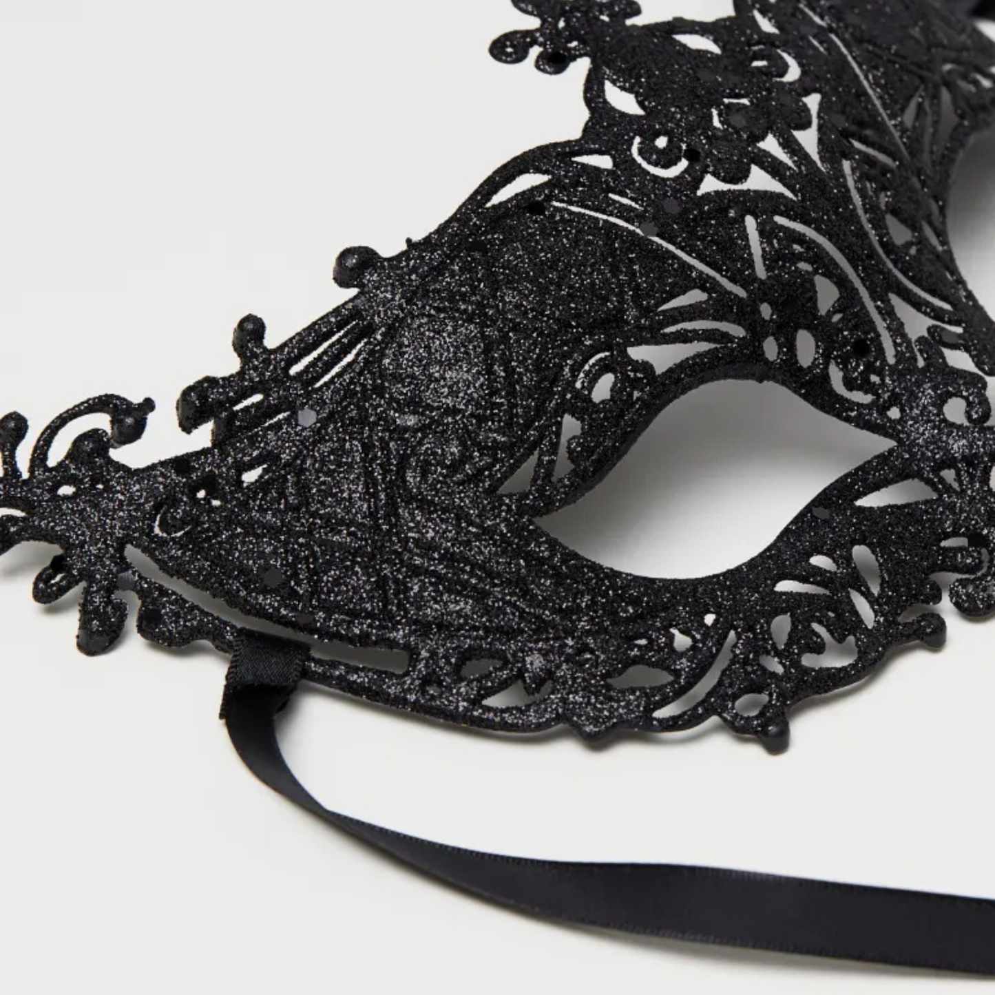 Glitter Fashion Eye Mask Black - 1PC