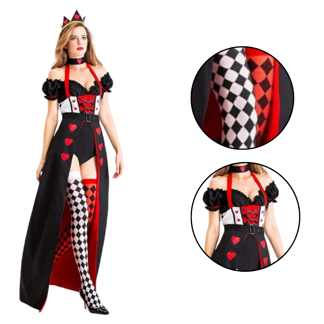Queen of Hearts Costume w/Leggings