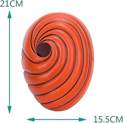 Anime Naruto Mask Akatsuki Tobi Obito Resin Mask - 1PC
