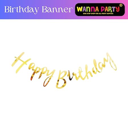 Wanna Party Birthday Decoration Items for Boys- 44 Pcs