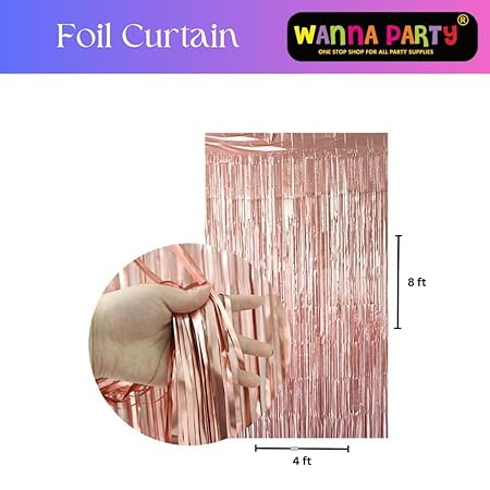 Rose Gold Balloons for Birthday Decoration - Elegant 68 Pcs