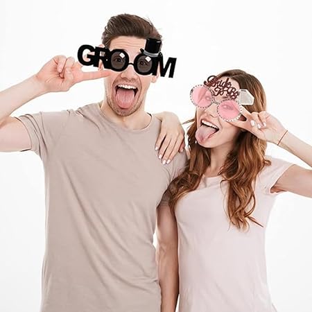 Bride and Groom Eyeglasses Party Sunglasses Bachelor Party Eyeglasses
