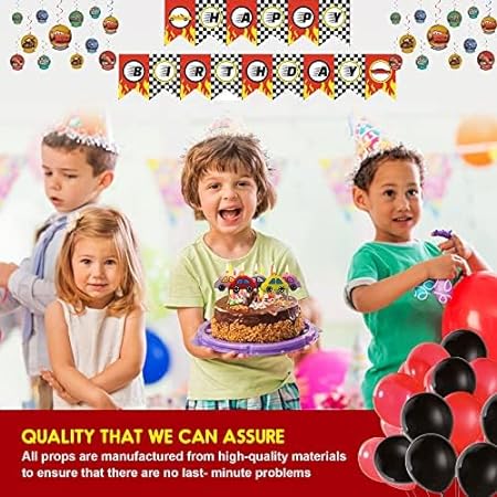 Cars Theme Birthday Decoration Combo