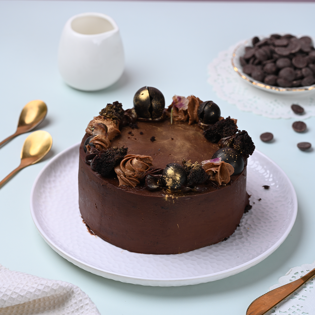 Wanna Party Belgian Chocolate Cake 1/2 Kg