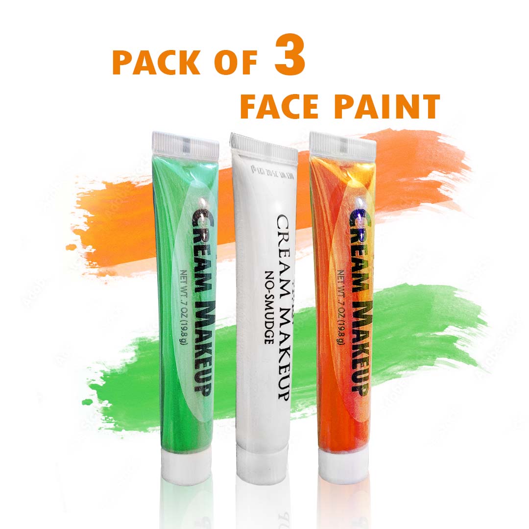 TRI COLOR Face Paint Kit - Set of 3