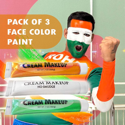TRI COLOR Face Paint Kit - Set of 3