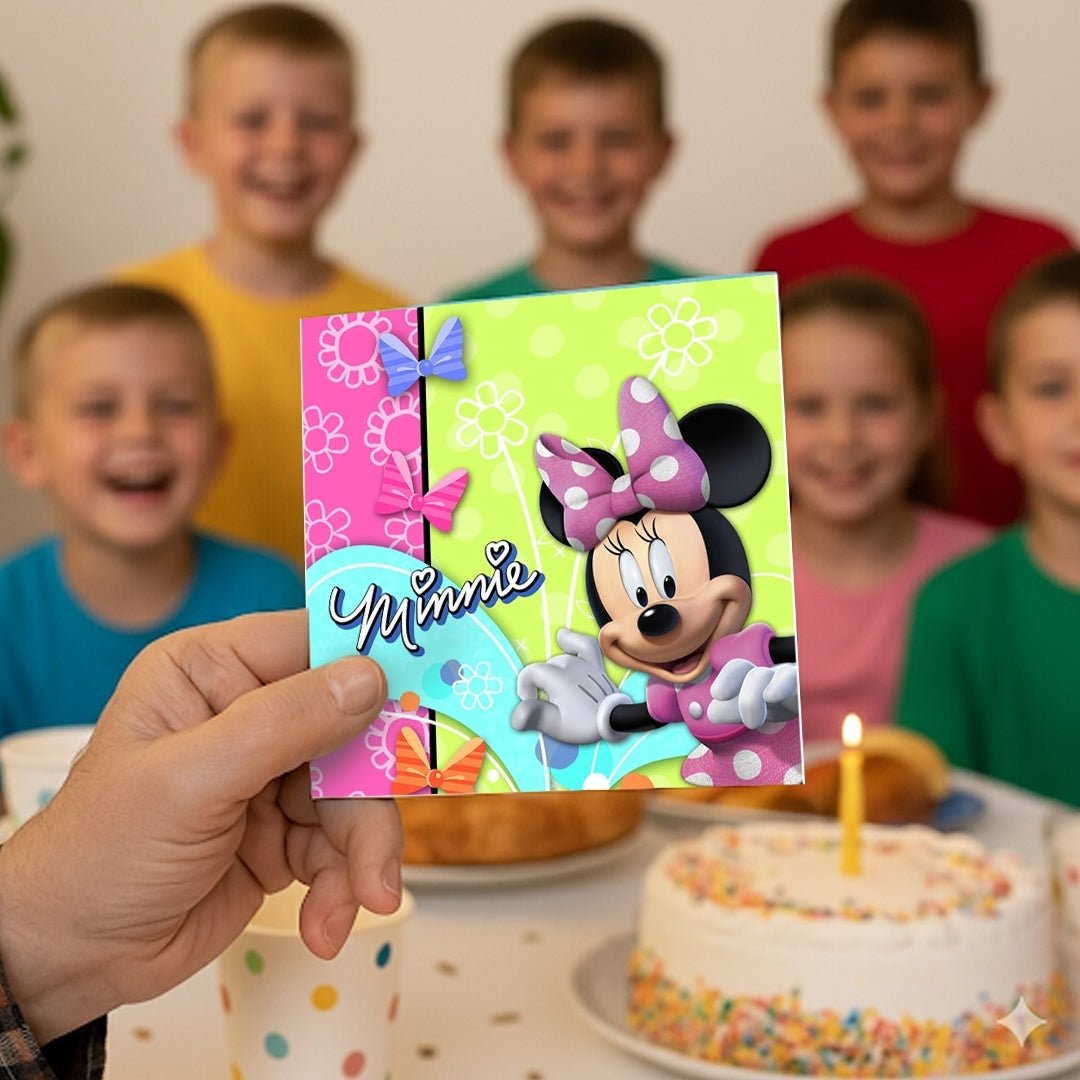 Minnie Mouse Lunch Napkins - 16PC