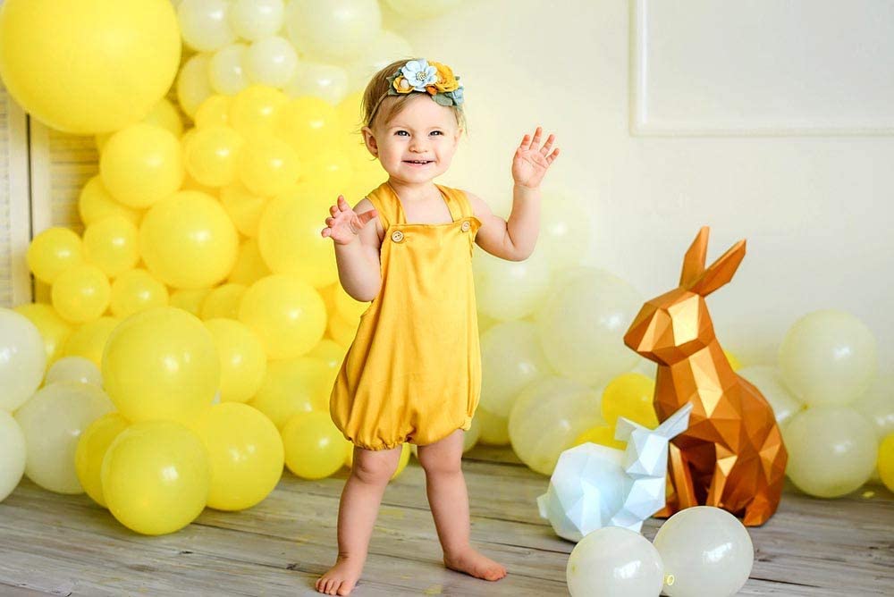 Bright Yellow Latex Balloons Pack of 10