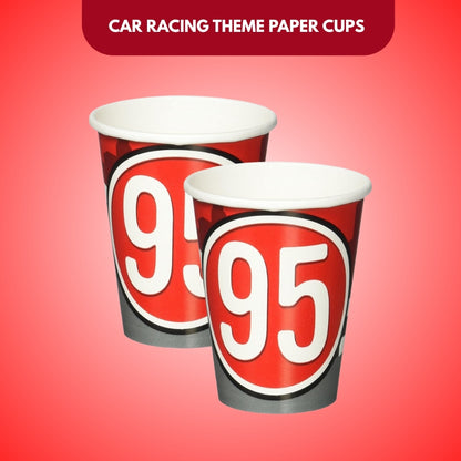 Car Racing Theme Paper C - 250ML - 8 PC