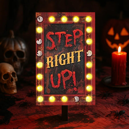 Creepy Carnival Yard Sign for Halloween Party - 3FT - 1 PC