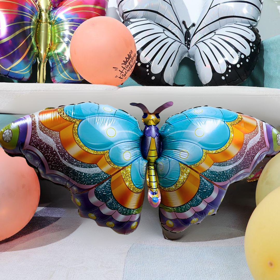Colorful Butterfly Shaped Balloon 36"