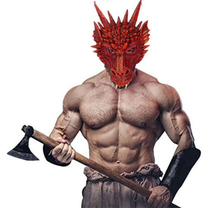 Cosplay Dragon Mask Red - 1PC