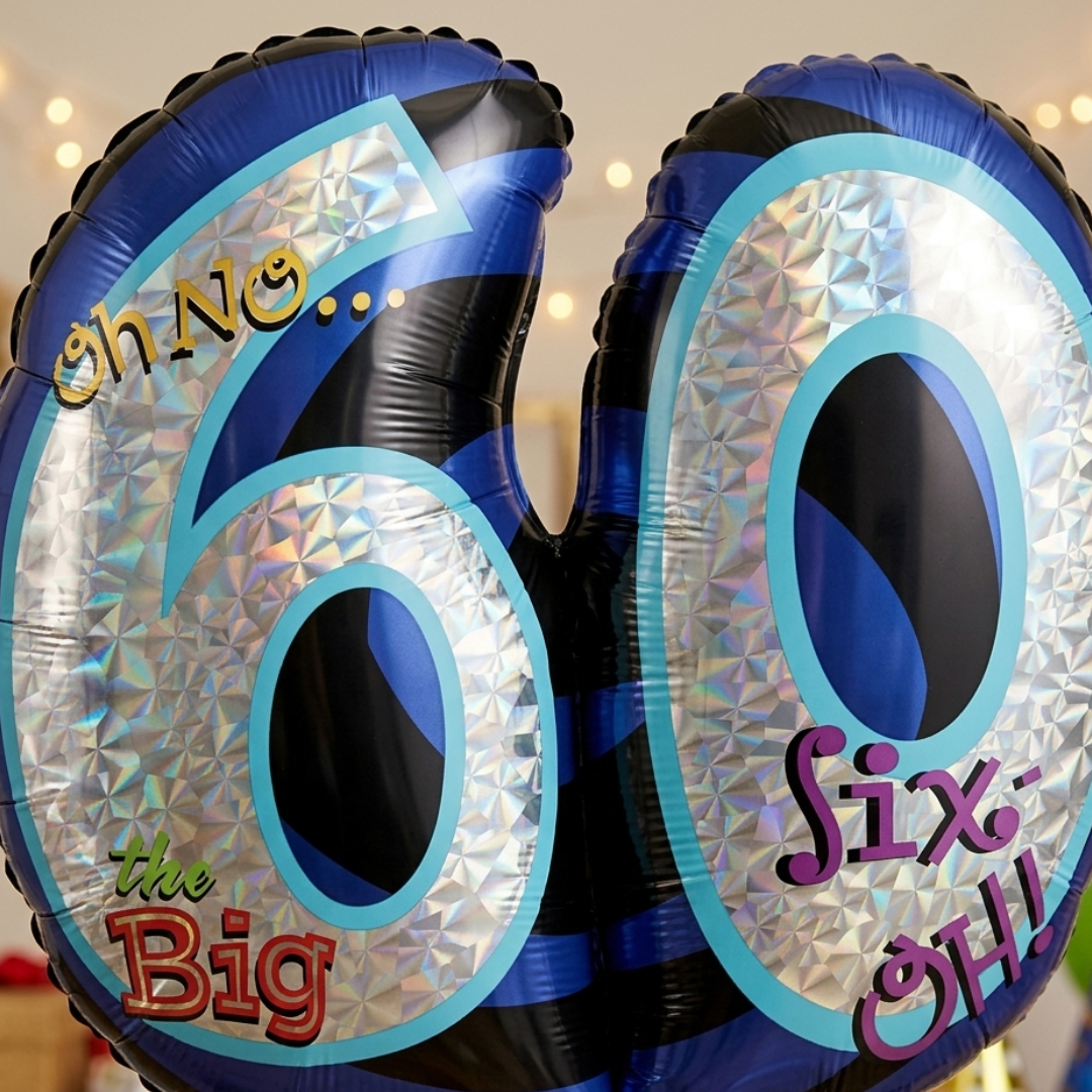 Oh No My Bday 60 Foil Balloon Birthday Celebration