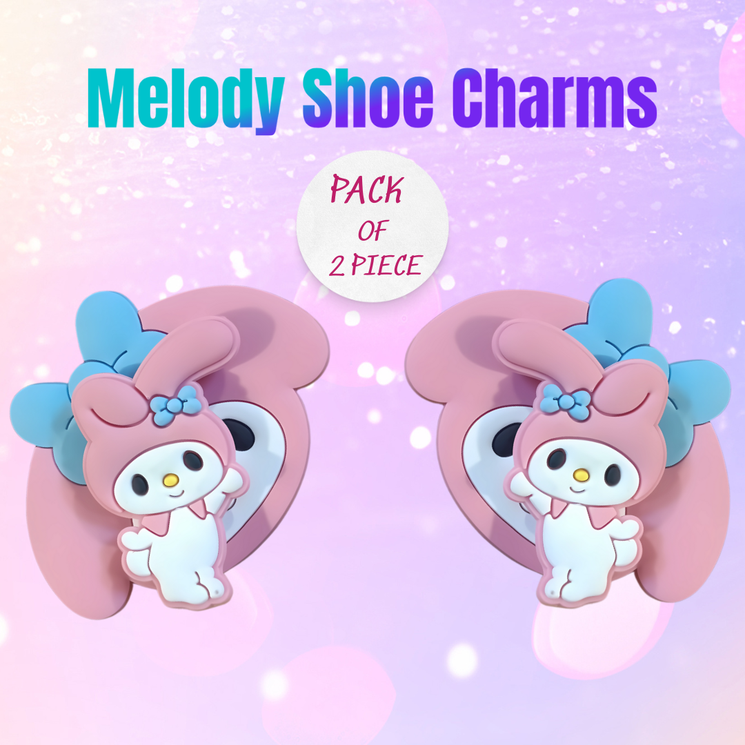 My Melody Spinning Shoe Charms  - 2PC