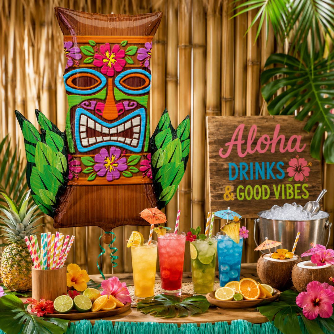 Tiki Time Super Shape Foil Balloon