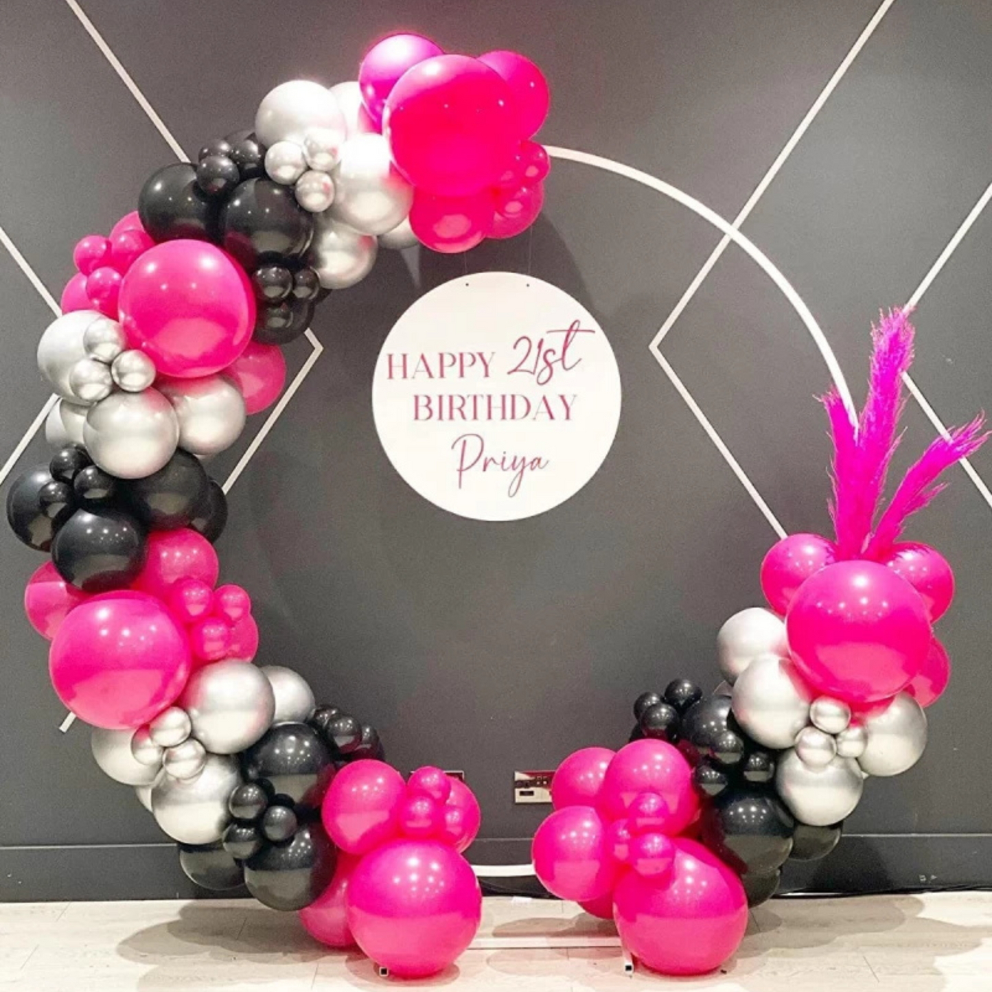Hot Pink Latex Balloons 10" - Pack of 50 PC