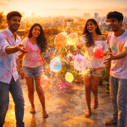 Holi Water Balloons - Self Sealing - 111PC