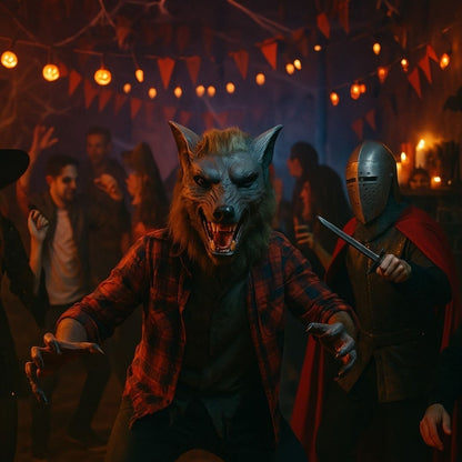 Halloween Werewolf  Wolf Mask - 1PC